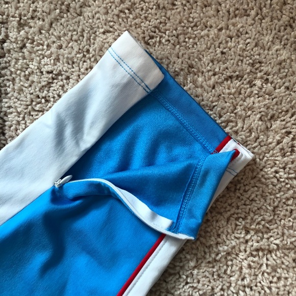 CHAMPION Slim leg track pants Ankle crown gold joggers sweatpants  XS satin - Picture 4 of 8